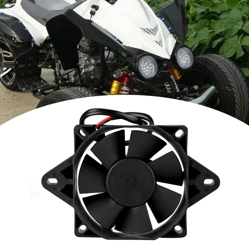 Motorcycle Cooling Fan, Electric Engine Cooling Fan Radiator For Motorcycle ATV Go Kart Quad 150-250Cc