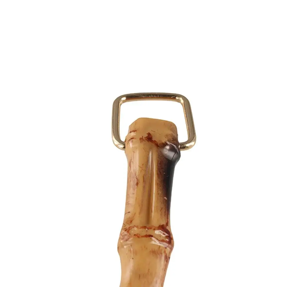 2Pcs Natural Gold Bamboo Handles Stylish Smooth Touch U Shape Handbag Handle Exotic Handcrafted Bamboo Purse Handles