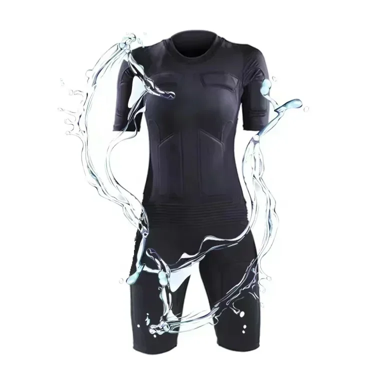

full body wireless set ems dry suit at home yoga use business wireless ems muscle stimulator suit