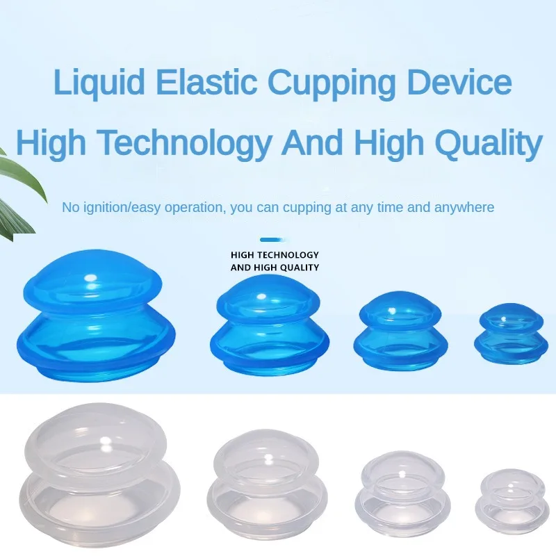 Silicone Cupping Set Suction cups Vacuum Suction Jars Therapy Slimming Body Face Massage Cupping Anti Cellulite Weight Loss