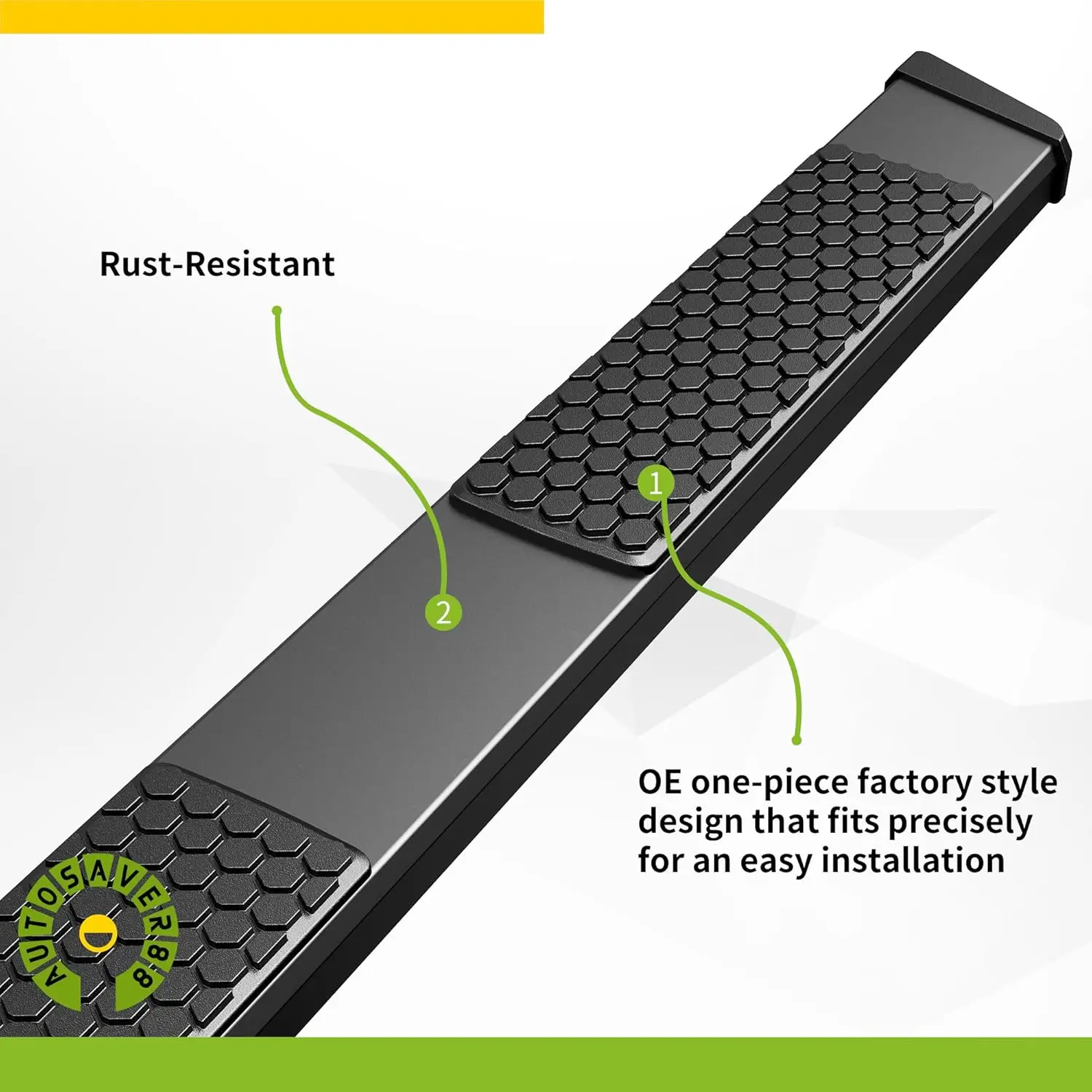 6 Inches Running Boards for Ram 2009-2026 Crew Cab, Stainless Steel with Black Powder Coated, Reliable Side Steps