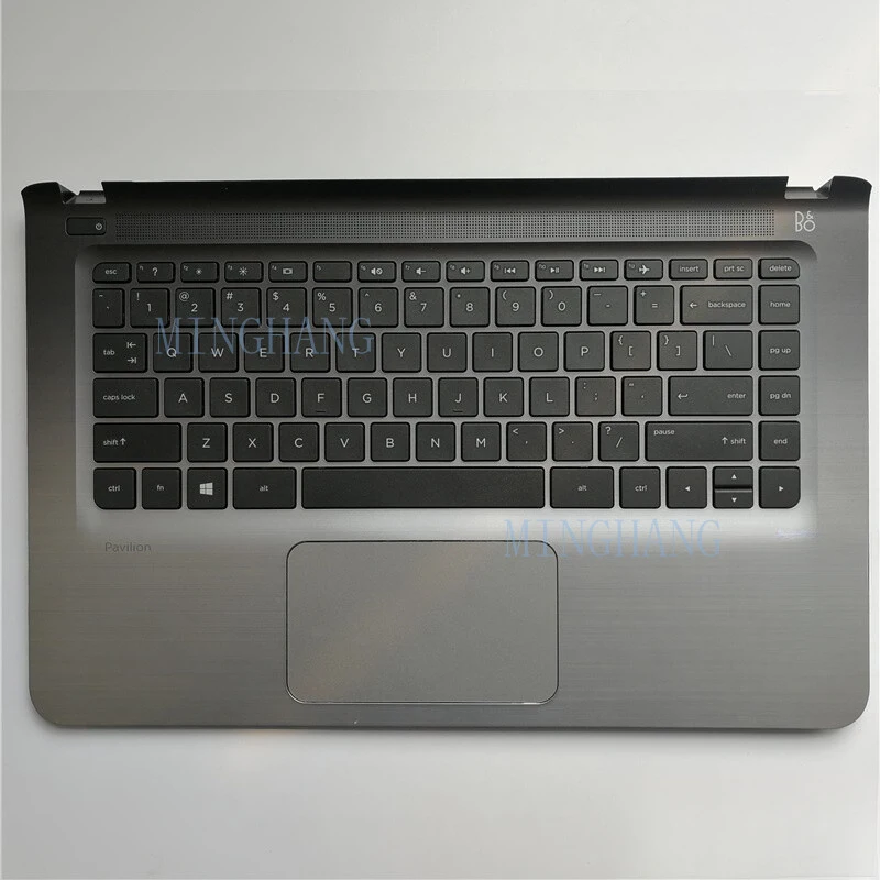 M   For HP Pavilion 14-AB Palmrest Cover W/ Keyboard Touchpad C Shell 812183-001