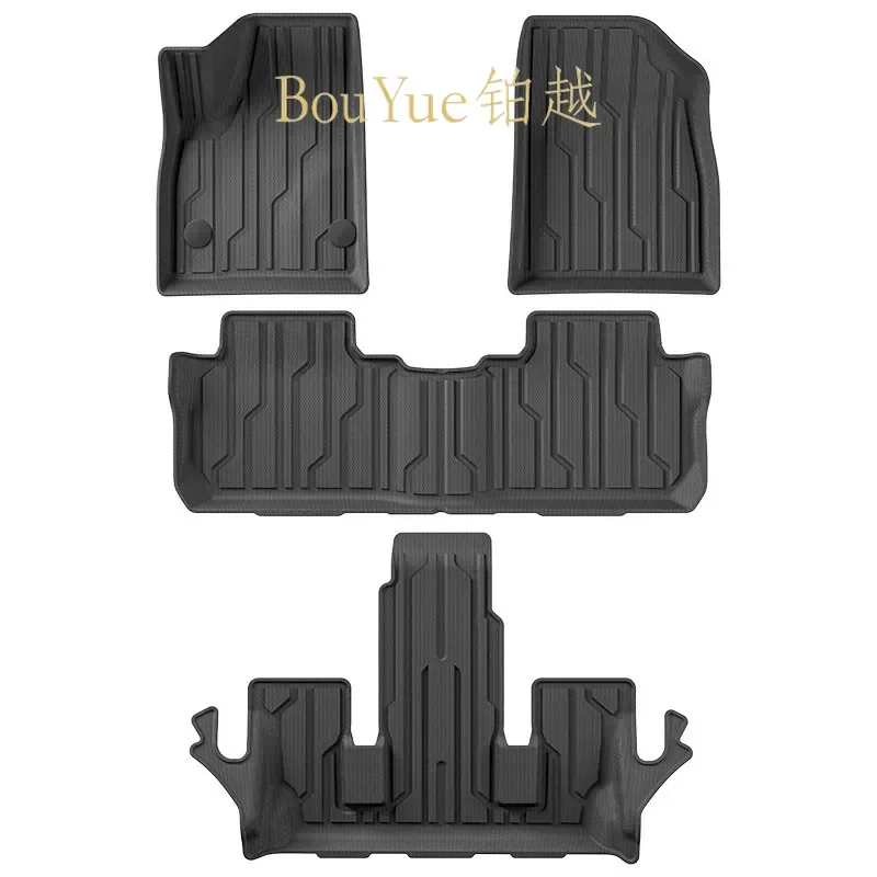Custom Fit TPE Car Floor Mats for GMC Acadia Waterproof All Weather Liners Eco Friendly Auto Interior Accessories Trunk