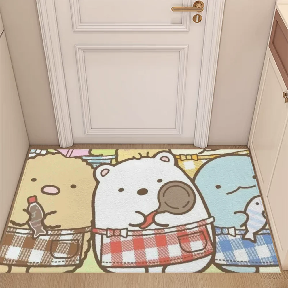 Carpet in the Bedroom Mats Sumikko Gurashi Entrance Mat for Hallway on the Floor Doormat Entrance to Home Accsessories Room Rugs