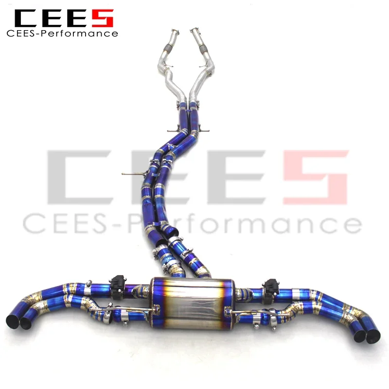 

CEES performance Catback Exhaust For Audi RS Q8/RSQ8/Q8 2019-2023 Titanium Exhaust Pipe Muffler Car Exhaust System