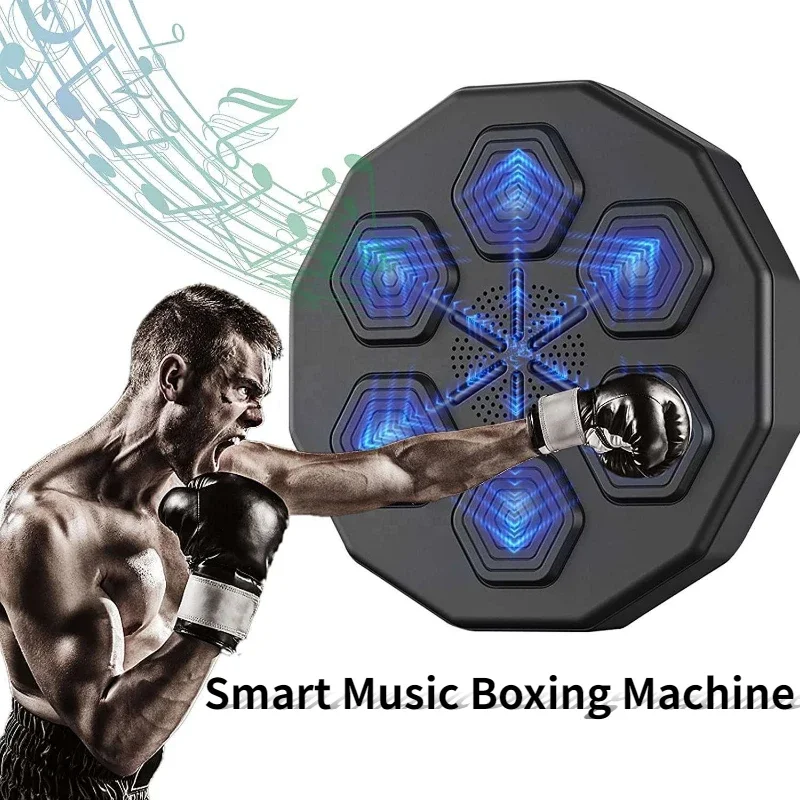 Smart Music Boxing Machine Sports Fitness Boxing Trainer Home Exercise Response Training Boxing Wall Target for Adult/Children