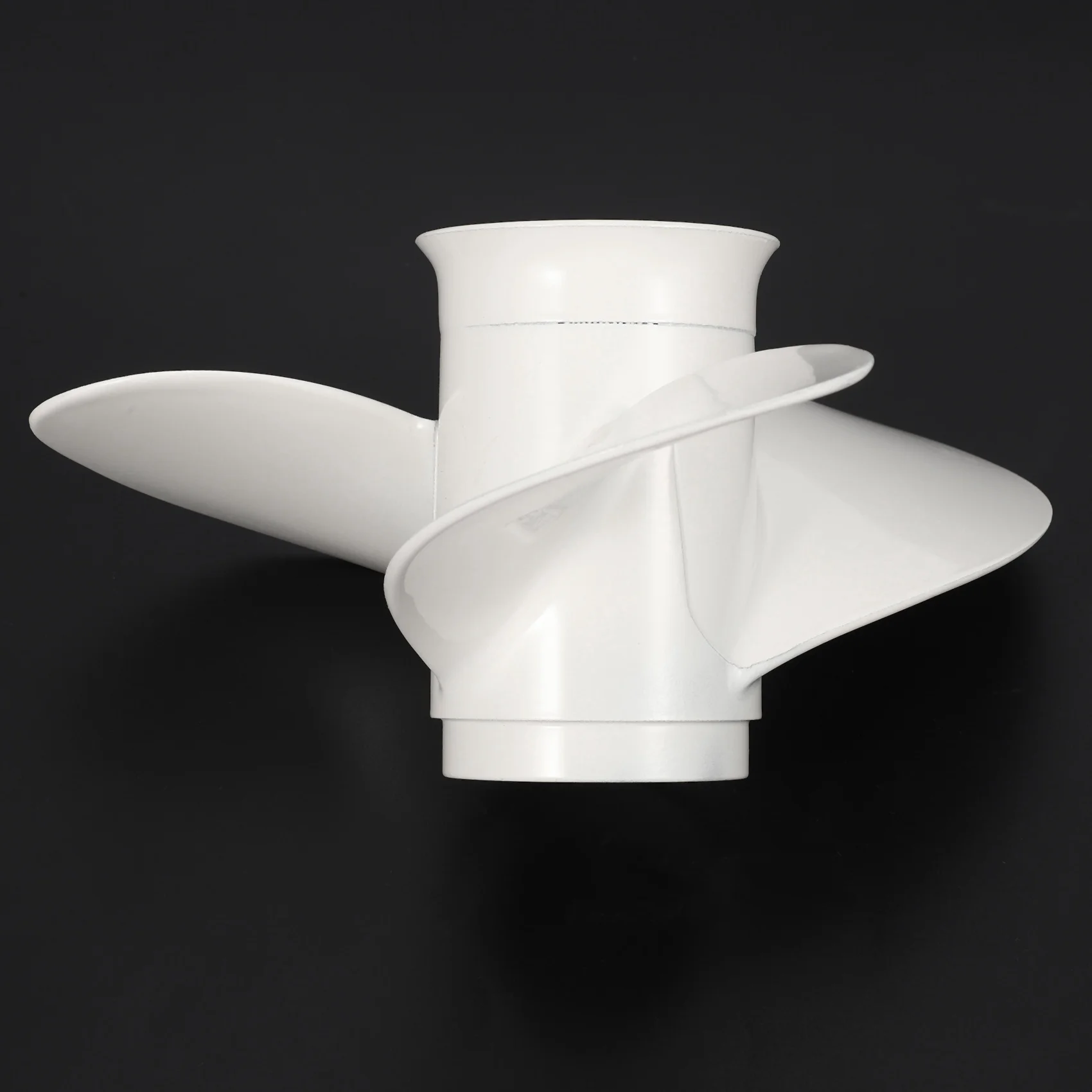 

A48P-2X 6G1-45941-00-El For 6-8Hp 8 1/2 X 8 1/2 Boat Outboard Propeller White Aluminum Alloy 7 Spline Tooths