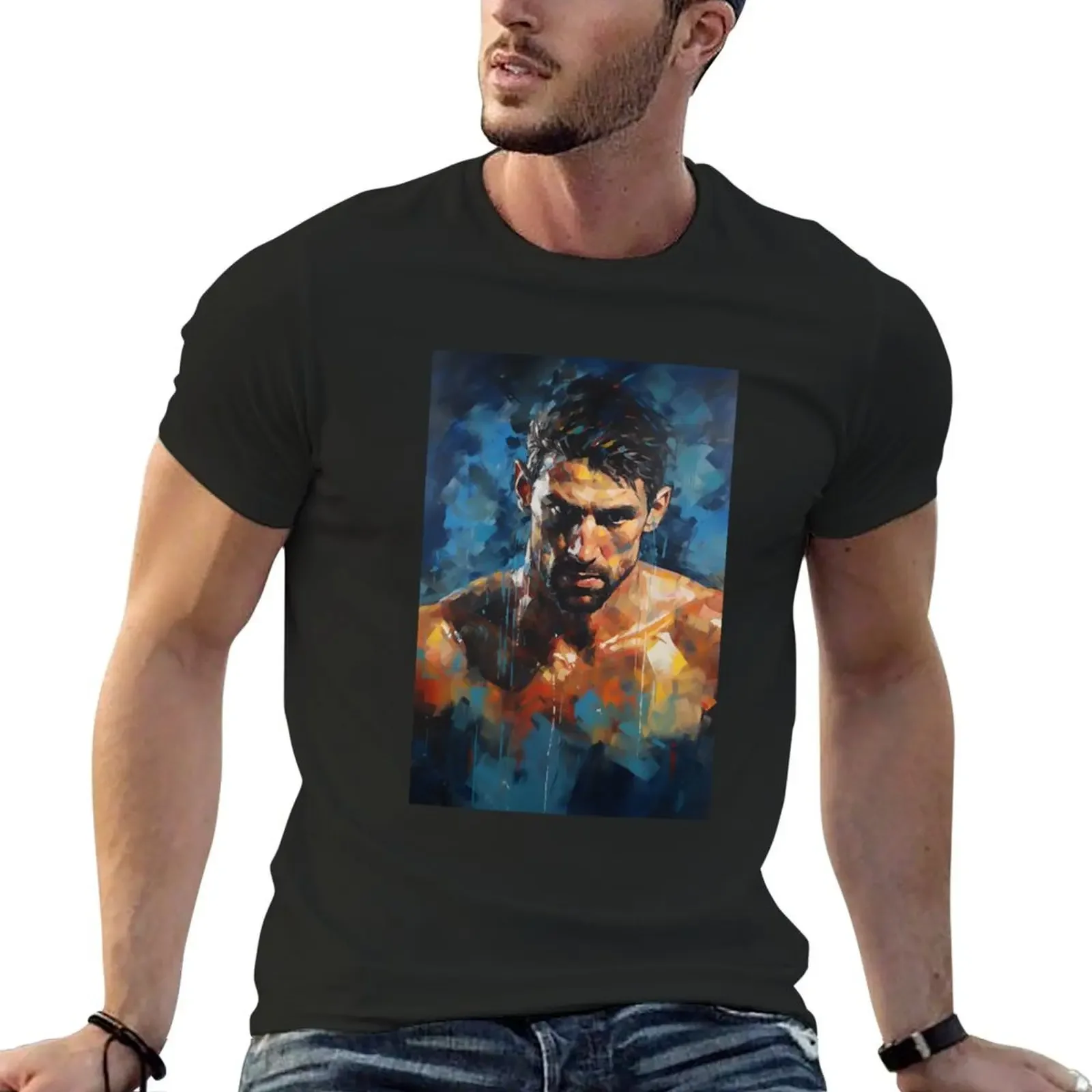 Michael Phelps T-Shirt quick-drying basketball graphic tees hippie clothes vintage clothes for men