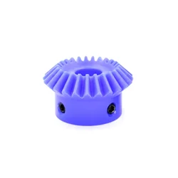 1:1 Nylon Bevel Gear 1.5M 16/20/25/30 90-Degree Plastic Equal Diameter Bevel Gear BLUE Keyway HOLE