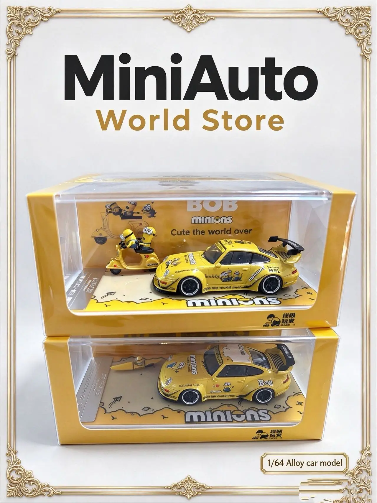 Ultimate Player 1: 64 Alloy RWB964/993 Paint Job, Realistic Car Model, Adult Collection Item, Gift for Boys