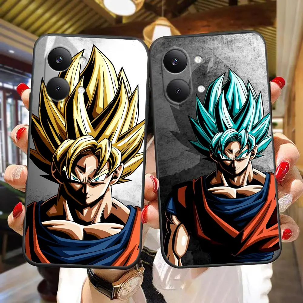 Phone Case For Xiaomi POCO F5 F6 F7 F8 ULTRA X3 X4 X5 X6 X7 X8 M3 M4 M5 M7 PRO MAX Funda Capa Cover D-Dragon Ball Super Saiyan