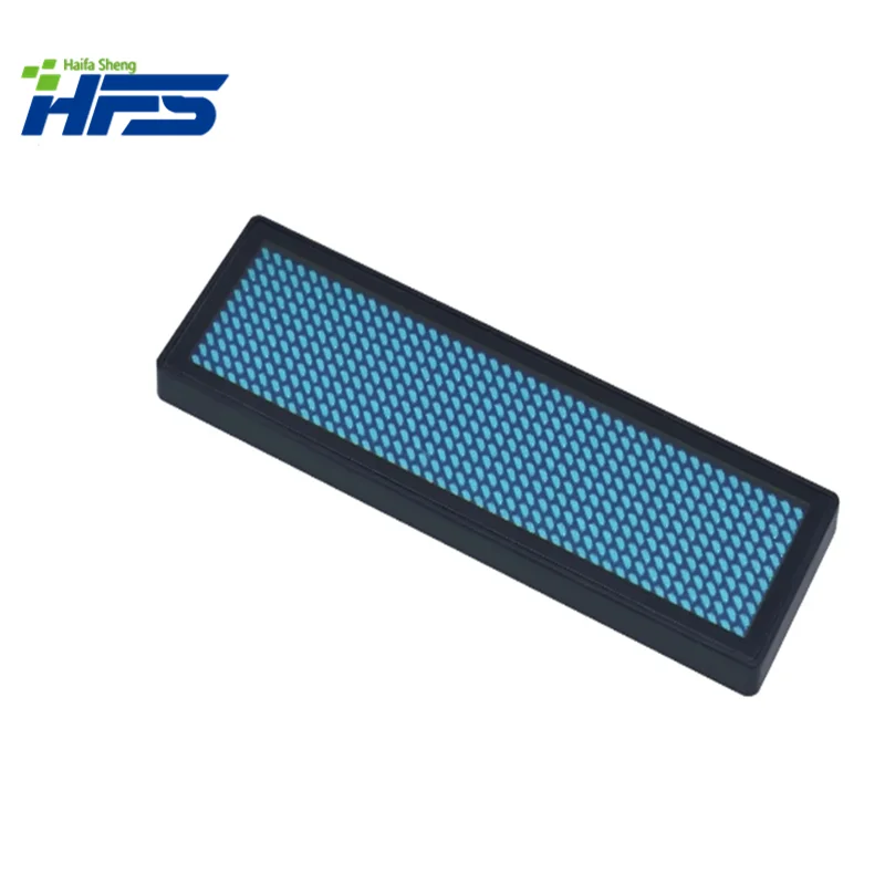 Programável LED Digital Badge, DIY, Recarregável, Rolling Message, Nome, 15 Idiomas Módulo