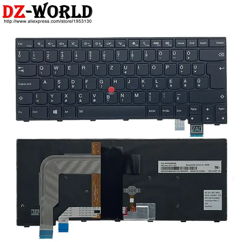 JP BG HU IS Light Keyboard for Lenovo Thinkpad 13 Gen2 G2 T460s T470s S2 2nd Laptop Hungarian Japanese  Icelandic Bulgaria Orig