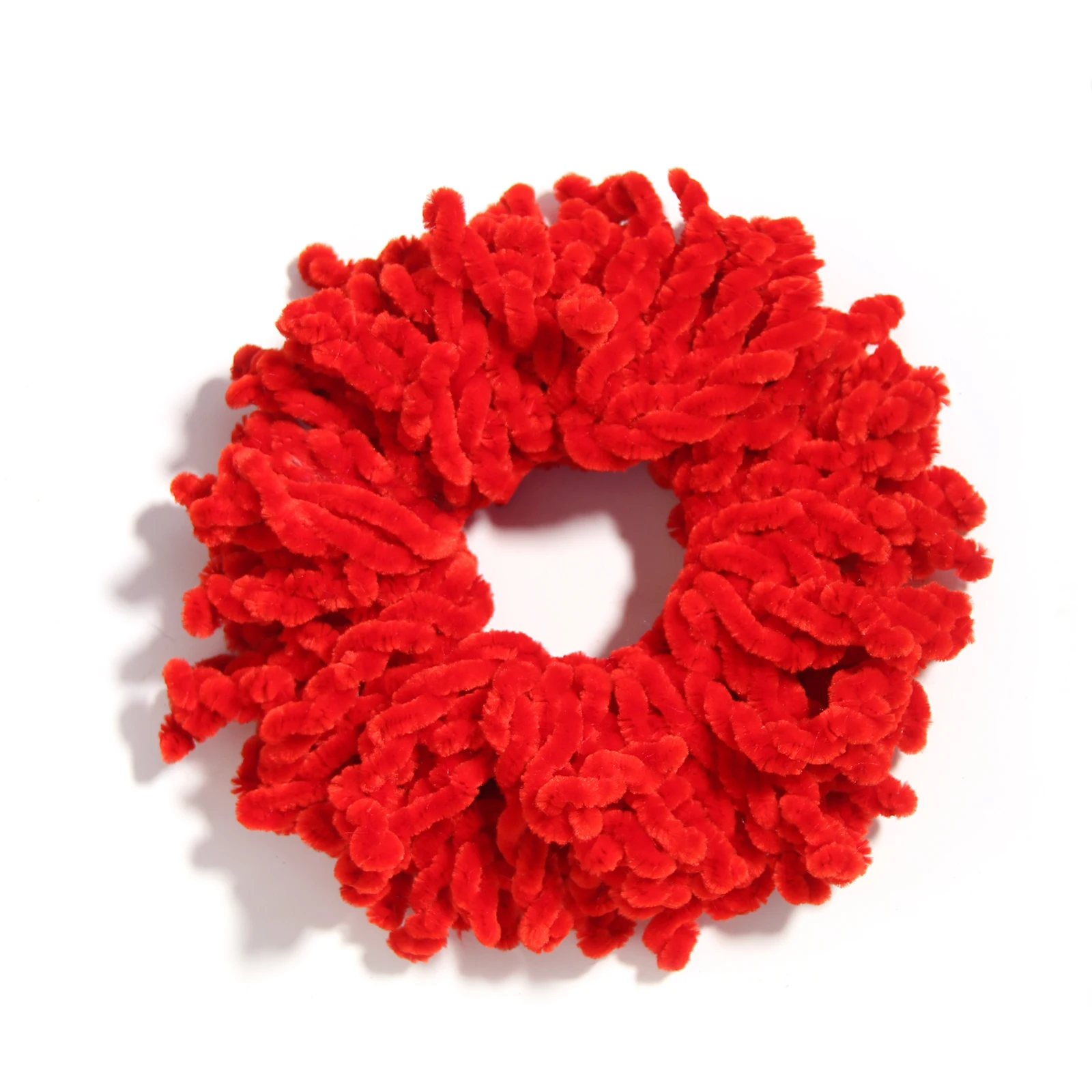 Furling Girl 1PC Muslim Women Fashion Scrunchies Elastic Hair Bands Large Size Knitting Wool Hair Ponytail Bun Holder