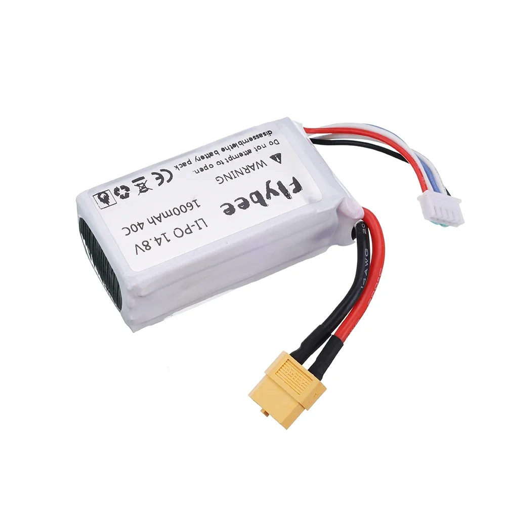 14.8V 1600mah rechargeable Battery 40C T/XT60 Deans RC Toys Parts 14.8V 4S For FPV Drone Racing Airplane Car Battery spare parts