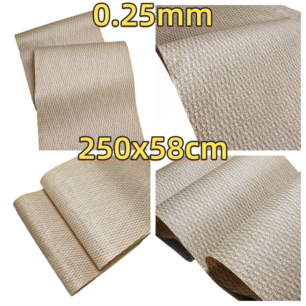

Red Diamond Tech Veneer, 0.25mm, 250x58cm, For 3D Model Surface Decoration & Cabinet Veneering.(Backing Non-woven Fabric)