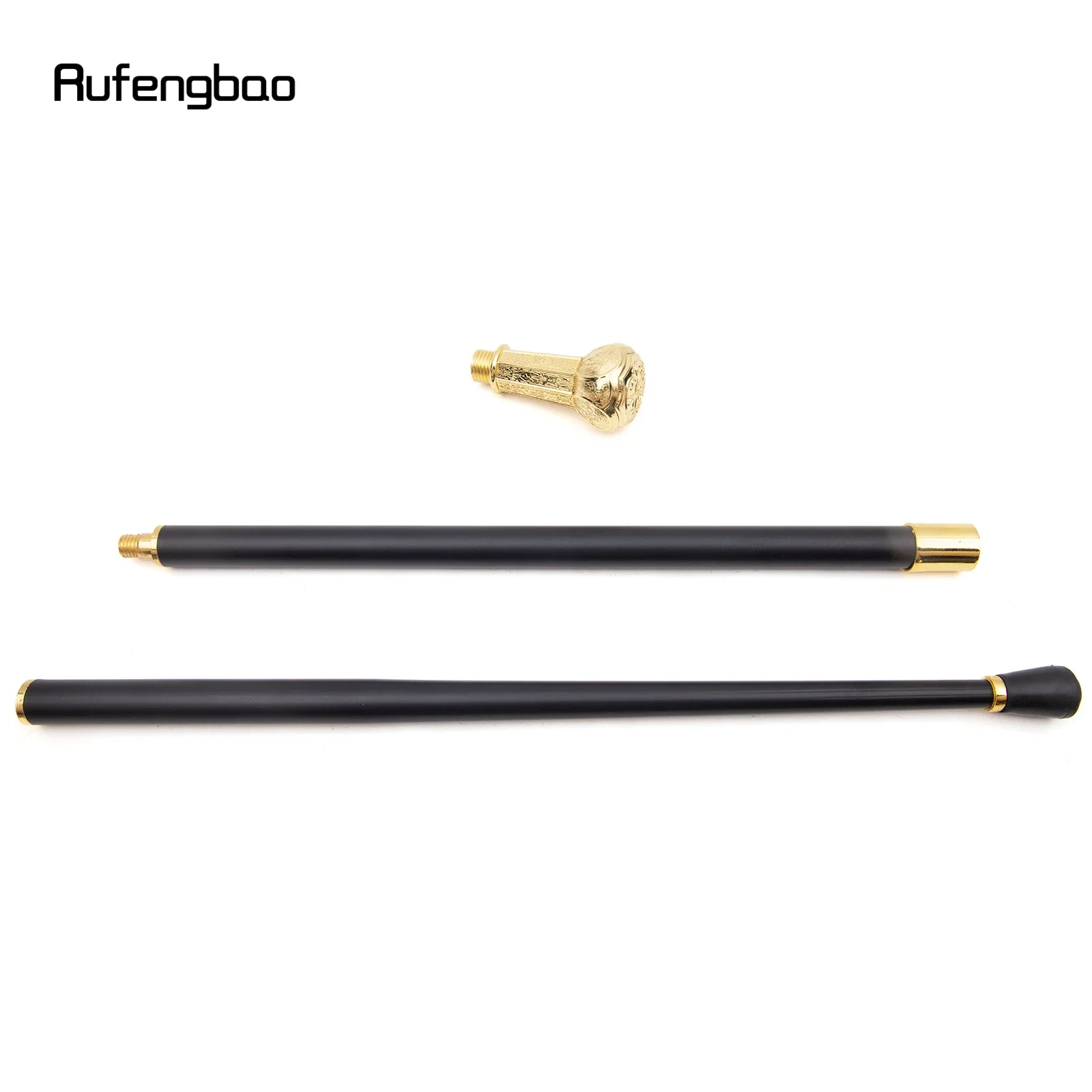 Golden Luxury ดอกไม้แปดชี้แฟชั่นเดิน Stick สําหรับตกแต่งเดิน Cane Elegant KNOB Crosier KNOB 93 ซม