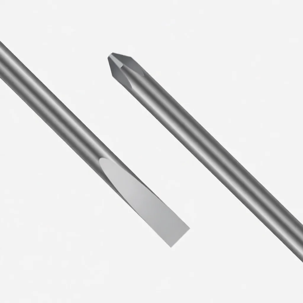 Extended Magnetic Tip Screwdriver Hardened Steel Hand Tool For Narrow Space Sewing Machine Fan Appliance Hobby Repair