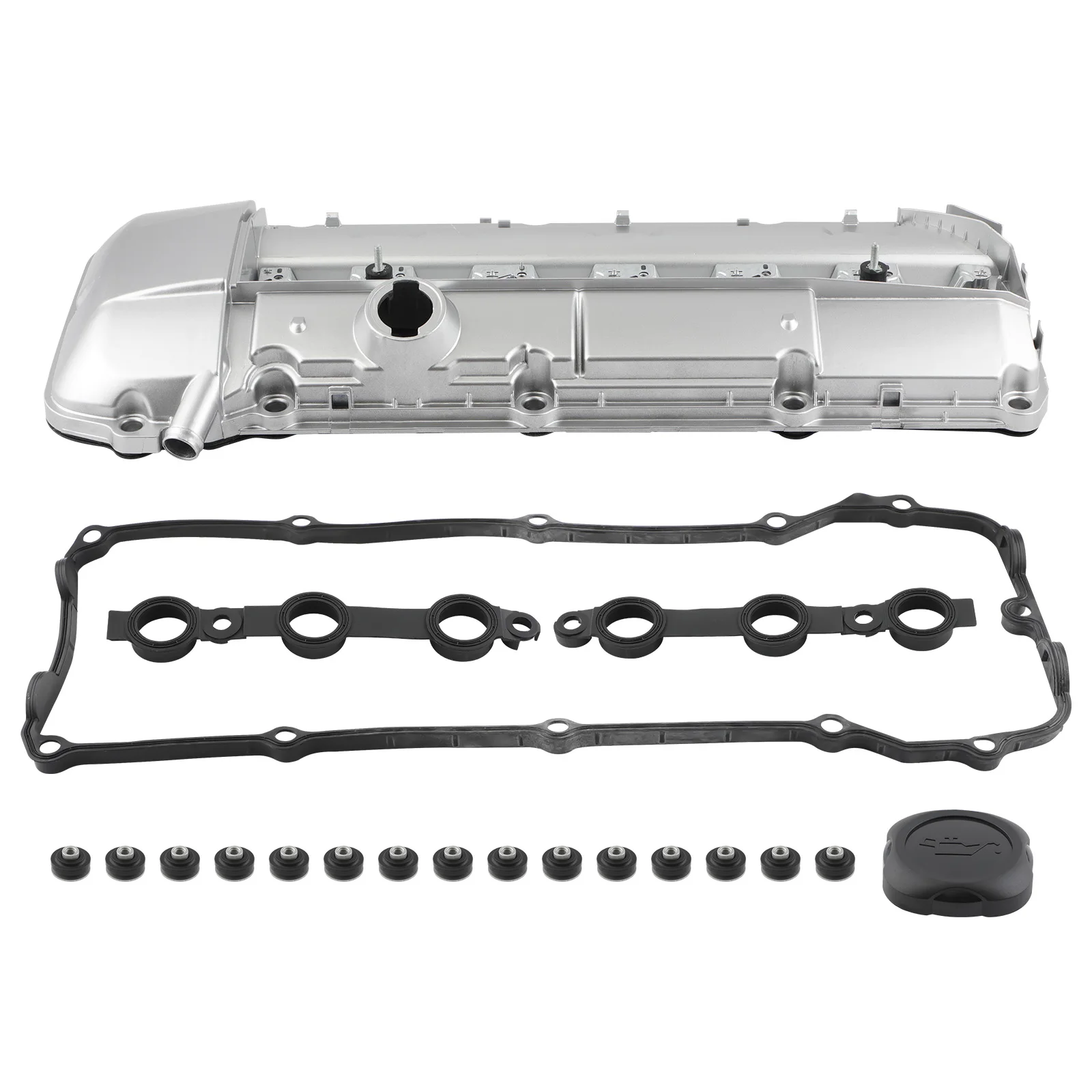 Valve Cover w/ Gasket For BMW 323I 328I 528I 1999 2000 M52 2.5L 2.8L 11121432928