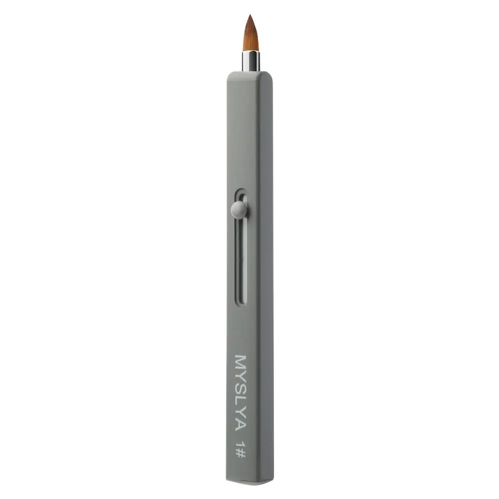 Aplicador de beleza feminino, delineador labial com tampa, ferramenta de maquiagem, pincel cosmético retrátil, pincel de batom, pincel de brilho labial