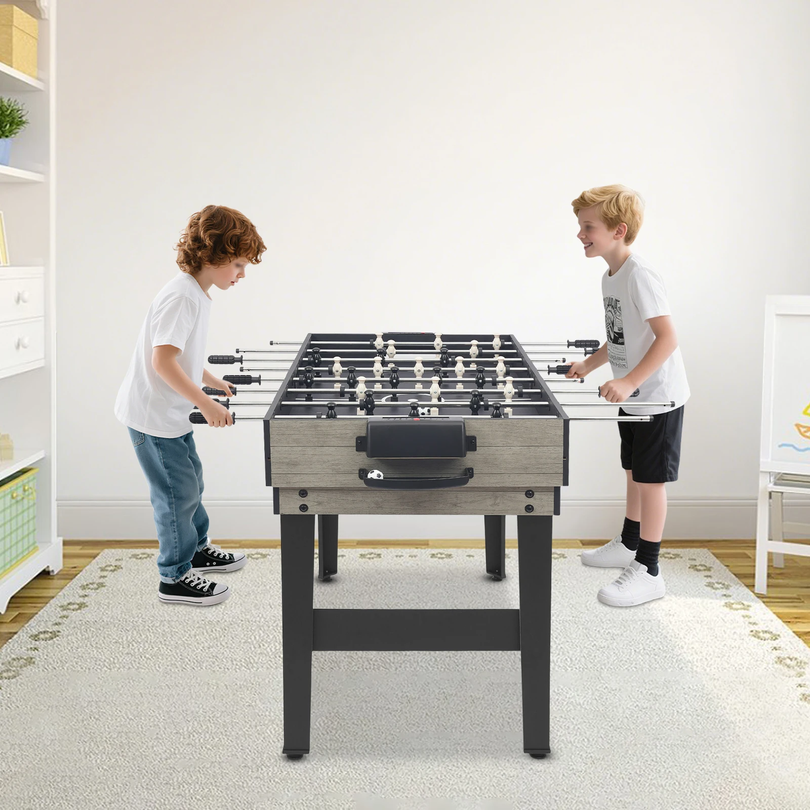 Mesa de Juego Multifuncional 10 en 1, Fútbol, Billar, Hockey, Tenis de Mesa, para Sala de Juegos Familiar