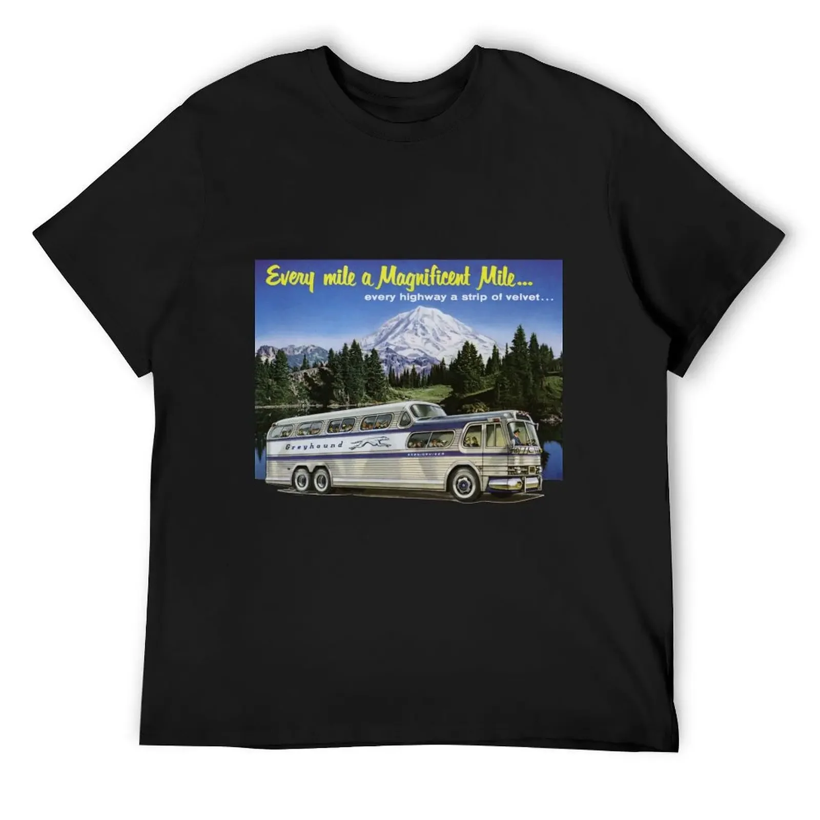 

The Big Bus. 1950s Adventures Start Here! T-Shirt oversize t-shirts man summer top sports fans mens t shirts pack