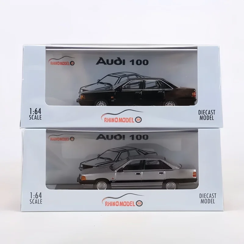 RM-modelo de liga de 1989 Audi 100 C3, carro clássico, 1:64