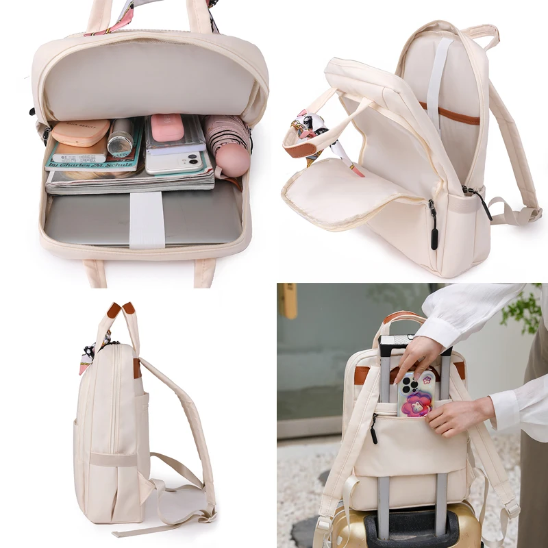 Fashion Women Backpack New High Quality Laptop Bag Large Capacity Anti-theft Travel Bagpack Casual Lides Business Bagckpacks Sac