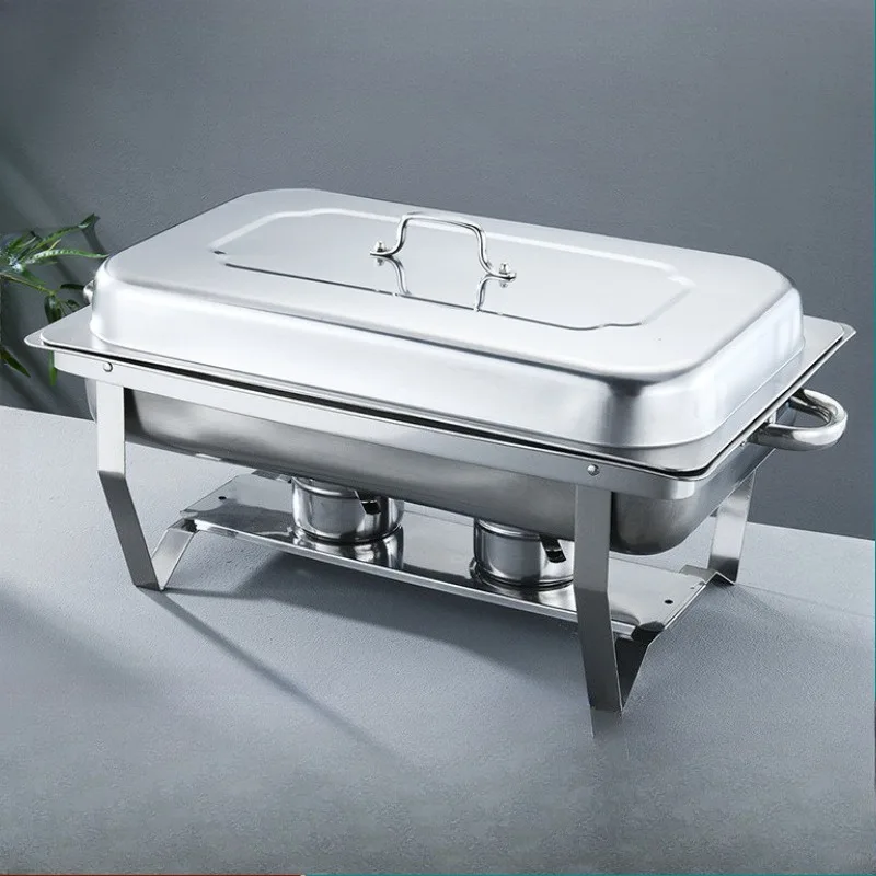 

Buffet stove, stainless steel folding foot heating and insulation commercial cross-border buffet stove