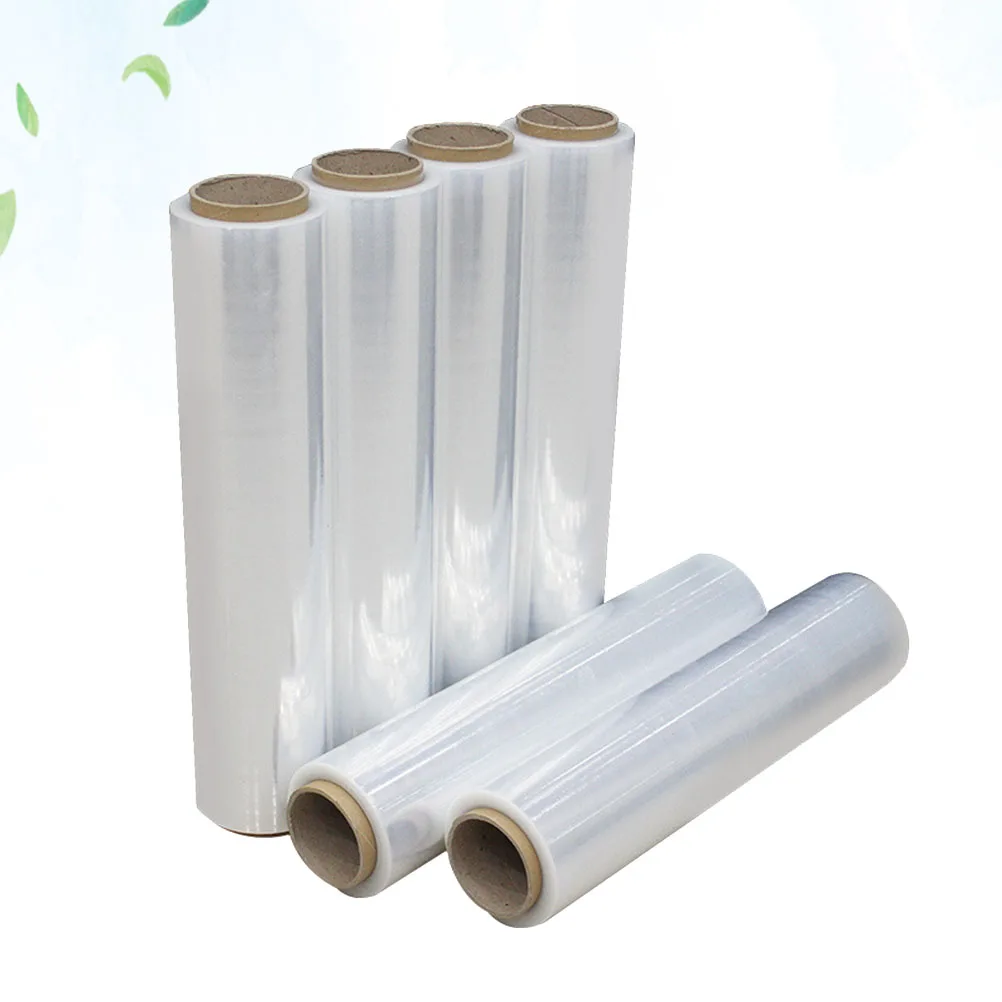 Film extensible auto-adhésif Transparent de 160M, 1 rouleau, emballage robuste pour le stockage mobile, palettes de meubles, emballage d'entrepôt