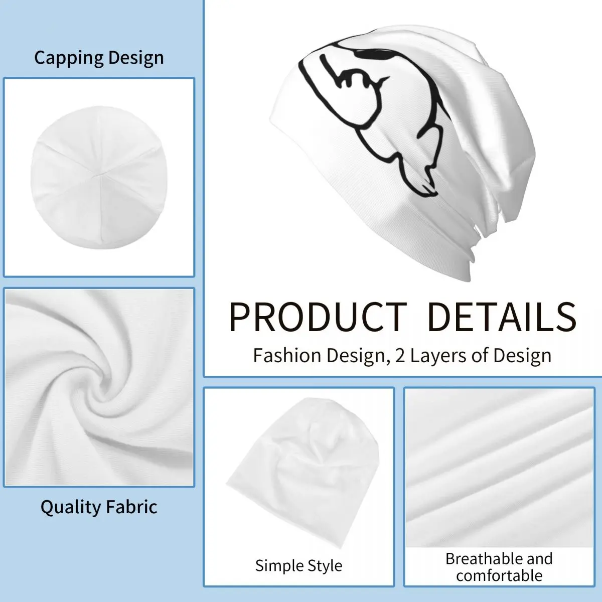 للجنسين الكيماوي قبعة صغيرة سنوبيس الكرتون الكلب ميرش خريف شتاء دافئ بونيه قبعة متماسكة #5