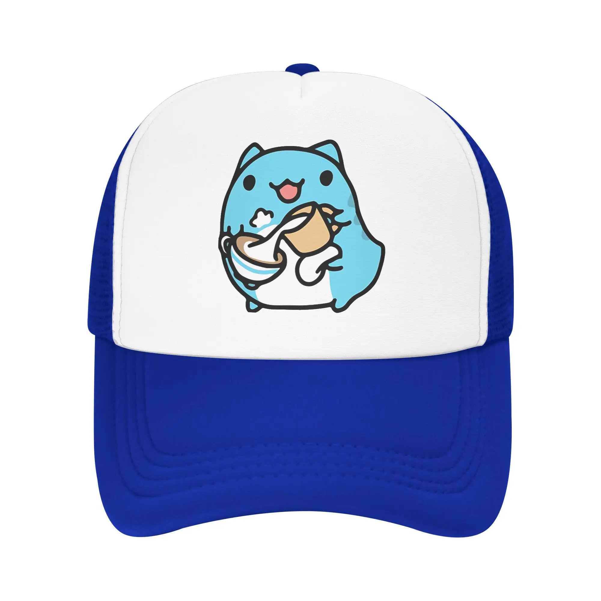 Bugcat Capoo   Milk Mesh Baseball Caps Men Women Outdoor Sun Hat  Hats Adjustable Snapback Caps Sun Caps Summer Trucker Hat