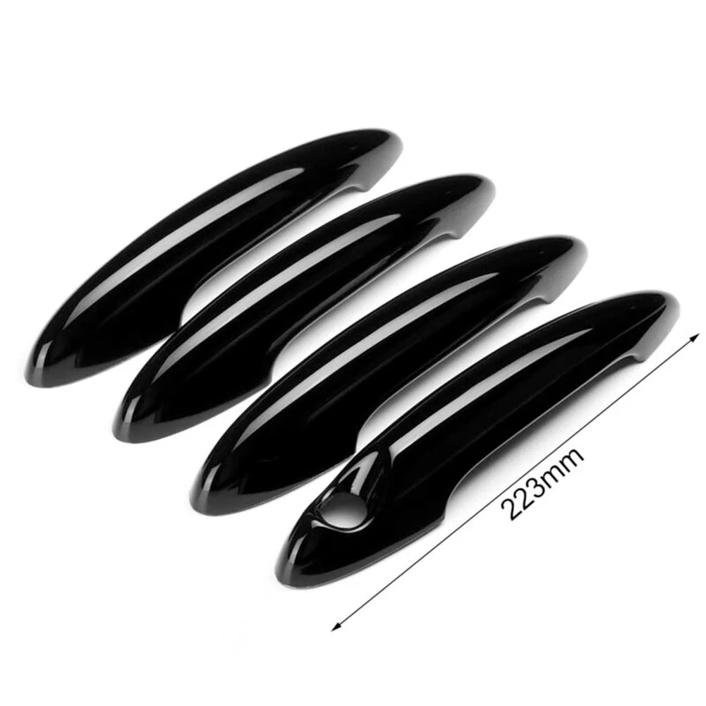 

Set Door Handle Covers Parts PC plastic Car Exterior Trim Replacement For MINI R60 Countryman Cooper S 2011-2016 Black