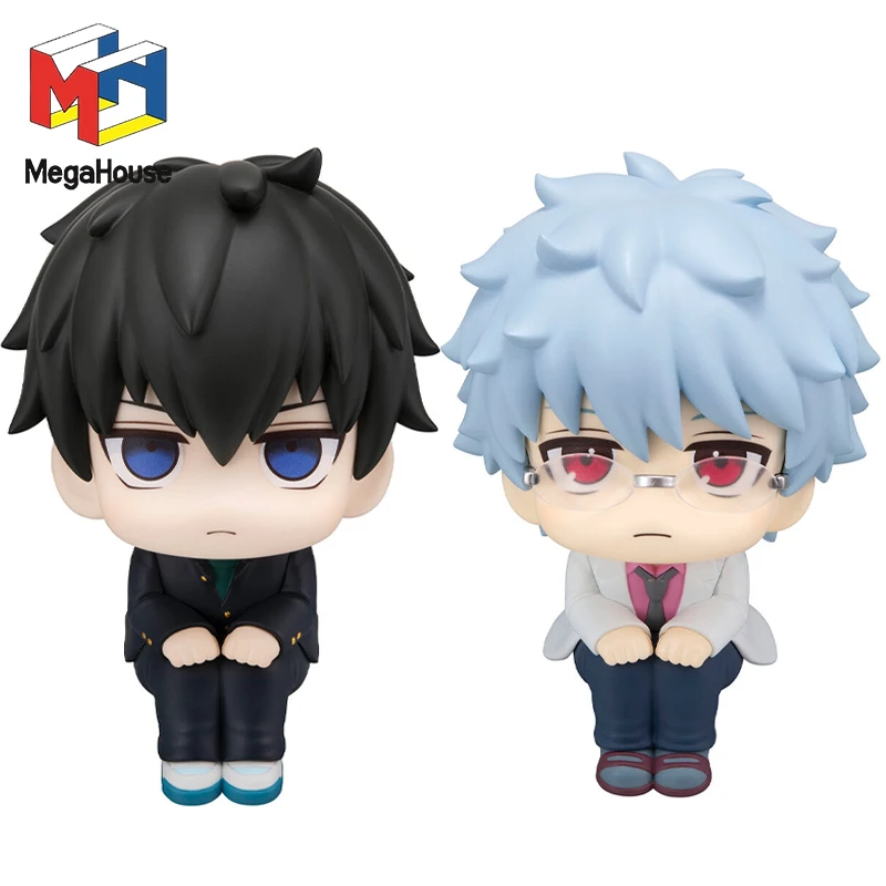 

Оригинальный Mega House Look Up Mr. Ginpachi of Class 3-Z Sakata Gintoki Hijikata Toshirou аниме фигурка Коллекционная модель игрушки подарки