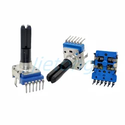 3pcs RK12 Dual 6Pin Potentiometer A10K B103 B203 B503 B104 Electronic Organ Speaker Audio Volume Adjustment B10K B20K B50K B100K