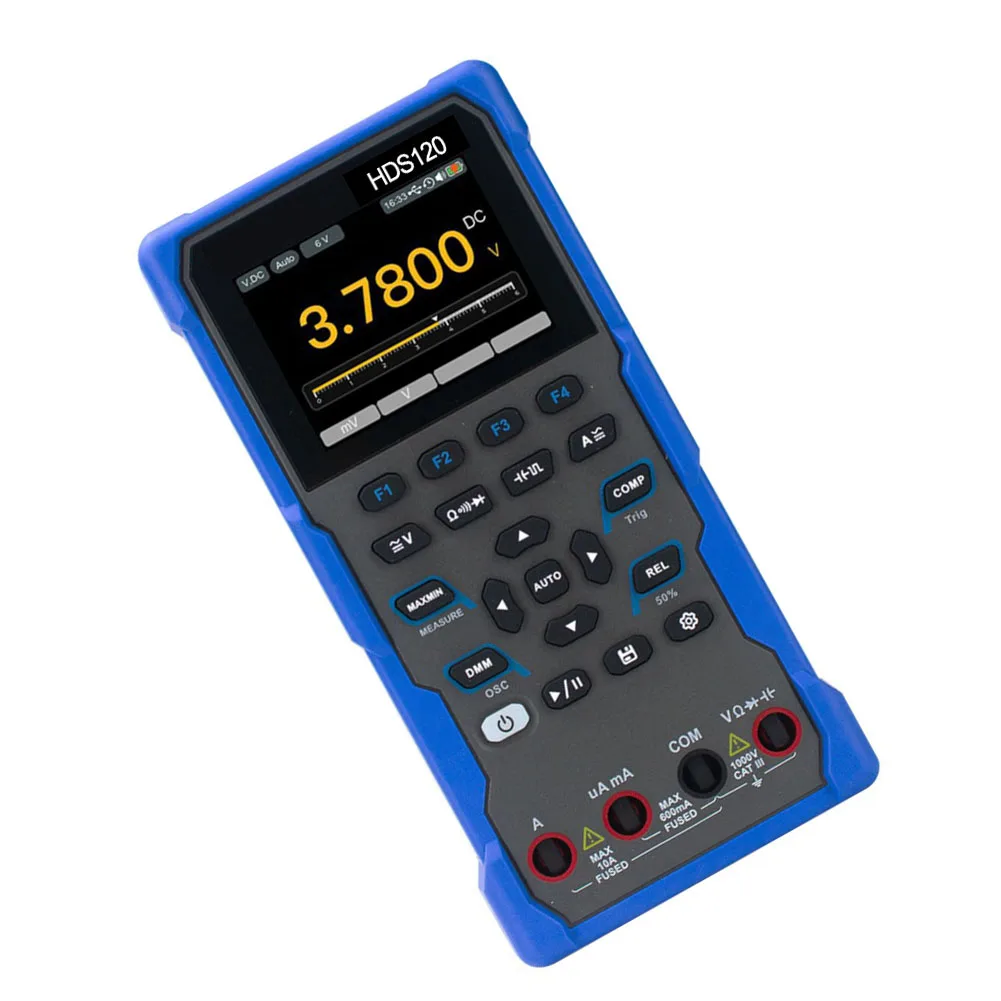 Advanced Digital Multimeter with Oscilloscope and Large IPS Screen for Precise Voltage Current Resistance Data