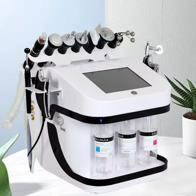 

2024 Portable 10 In 1 Microdermabrasion Hydro Deep Cleaning Oxygen Jet Aqua Peel Facial Water H2O2 Oxygen Facial Beauty Machine