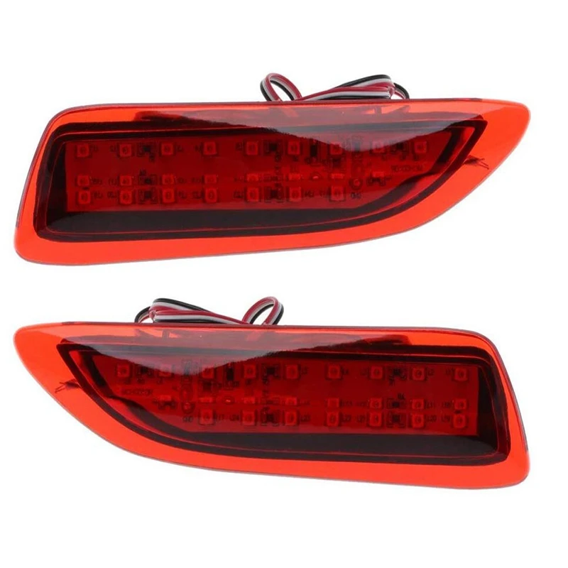 1 Pair Rear Bumper Lights LED Reflector Brake Stop Signal Running Lamp for 2011-2012 CT200H