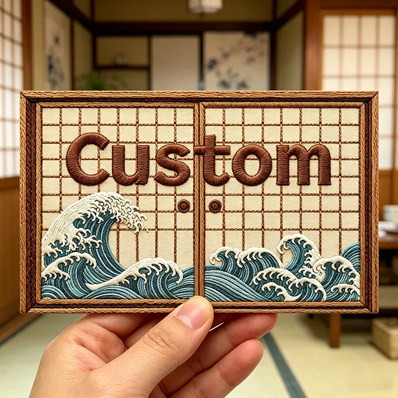 Get Personalized Embroidered Patches DIY Choose Hook Loop or Iron-On–PVC,Woven,Chenille–Design Custom Logo Badges&Appliques