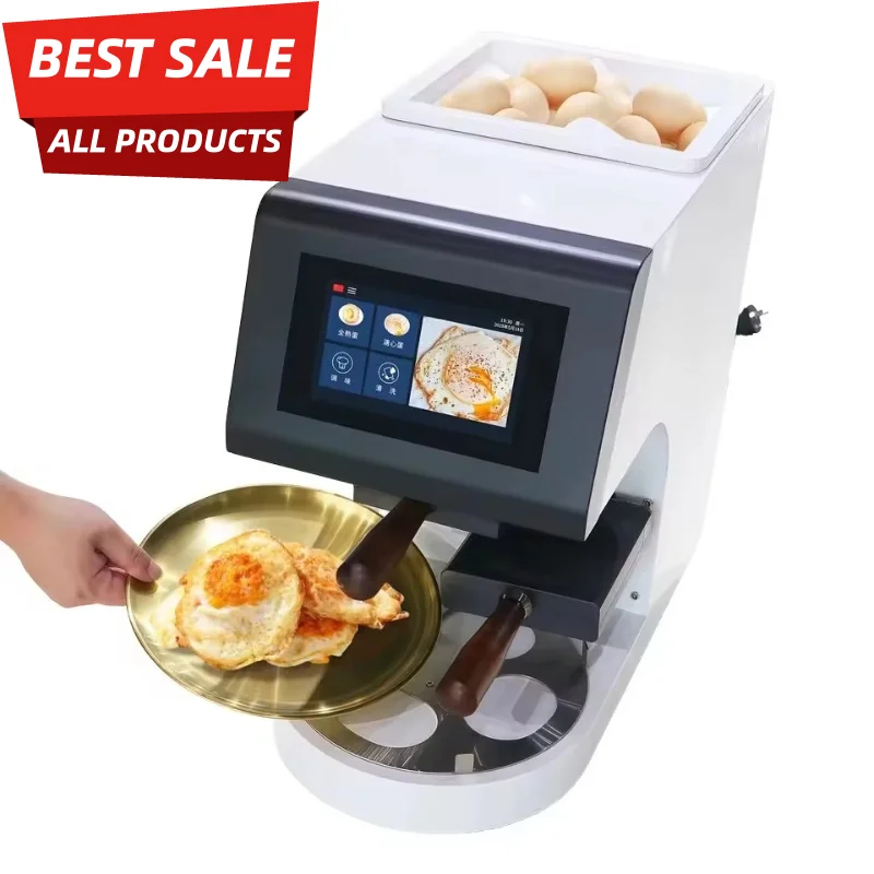Smart Electric Stainless Steel 304 Commercial Fully Automatic Multi-function Egg Frying Machine 1 Egg 40 Seconds Customized