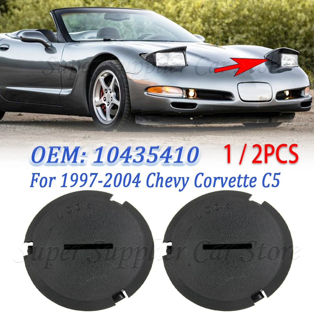10435410 Headlight Adjuster Bezel Plug Cover Cap For Chevy Corvette C5 1997 1998 1999 2000 2001 2002 2003 2004 Car Accessories