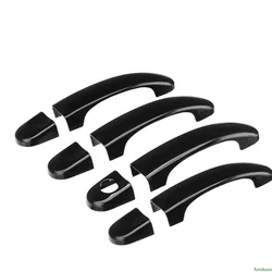 For VW Jetta MK5 / VW Golf GTI Golf Plus 2006 2007 2008 2009 2010 Glossy Black Chrome Door Handle Cover Trim Accessories