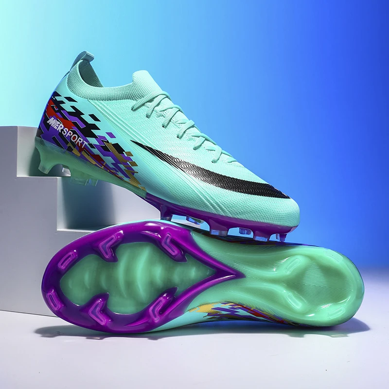 

Men Soccer Shoes Society Professional Ultralight Cleats Sports Tenis Outdoor Comfortable Football Boots Original Women Sneakers