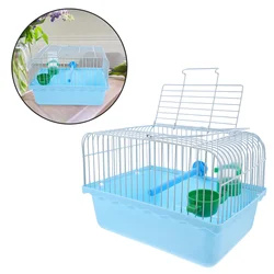 Portable Birdcage Travel Carrier for Parrots Parakeets Conure Small Pet Carrier Cage Handle Foldable Breathable Outdoor Multi