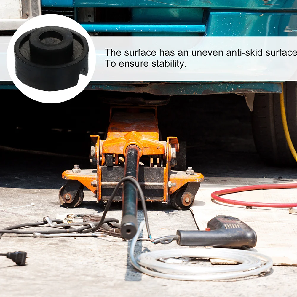 

4Pcs Pinch Weld Jack Pads Durable Rubber Pads for Cars Heavy Duty Anti Lifting Frame Rail Adapters Car Supplies