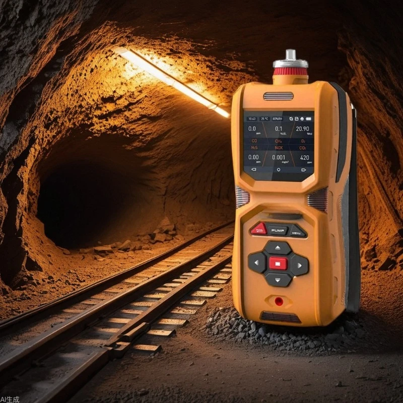 

Portable Six-in-One Gas Detector Combustible Gas Oxygen Hydrogen Sulfide Ammonia Carbon Dioxide Analyzer