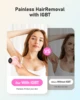 990000는 여성과 남성을 위한 레이저 제모를 깜박입니다. 바디 비키니 및 얼굴 영역 무통 영구 제모 IPL 제모 5