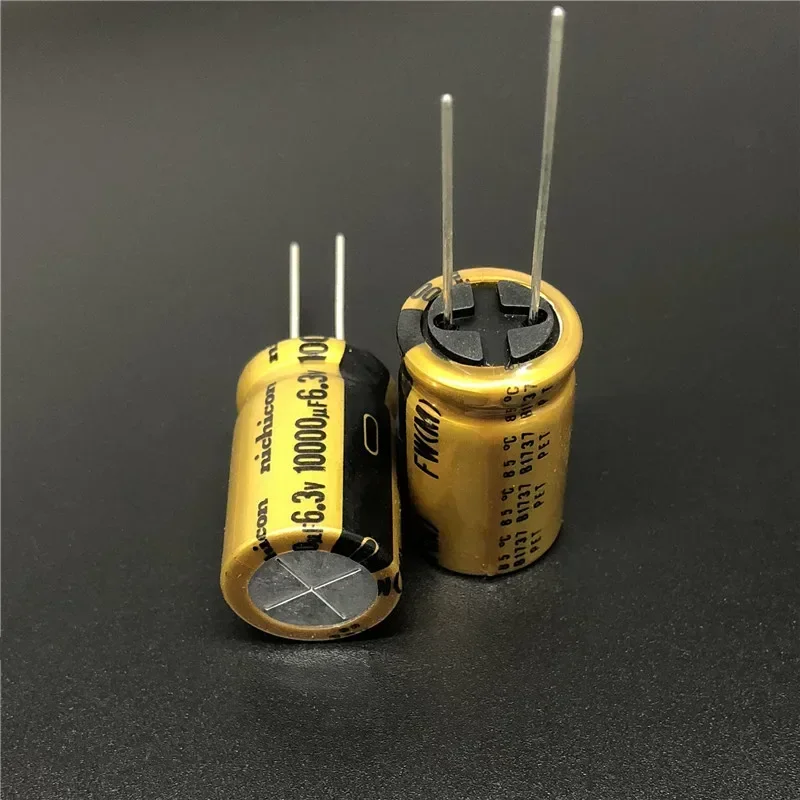 2 uds/10 Uds NICHICON FW serie 16x25mm 6.3V10000uF condensador electrolítico de aluminio de Audio