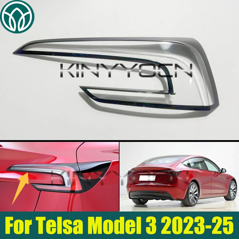 

Car Inner Taillight Cover Shell For Telsa Model 3 2023 2024 2025 Tail Lamp Cover Turn Signal Stop Light Mask