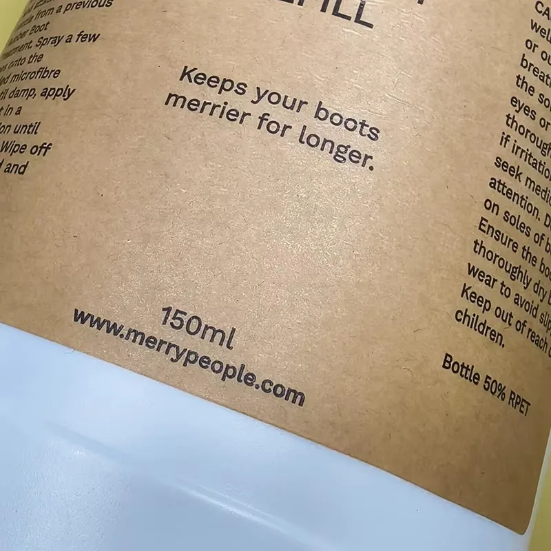 Eco-Friendly Kraft Paper Labels | Custom Packaging Stickers | Self Adhesive Printing | Eco Vanish Label Sticker